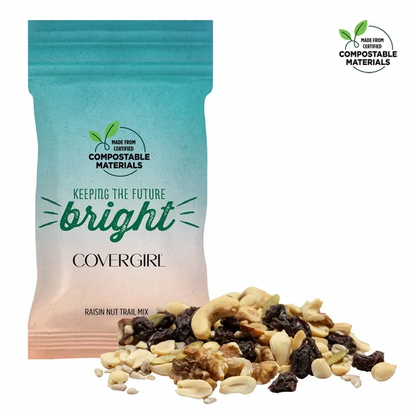 1oz. ECO-Digibag, Compostable & Full Color, Raisin Nut Mix - Bottle Openers Now