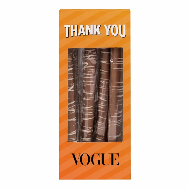 Pretzel Rods - Milk Chocolate - Bottle Openers Now