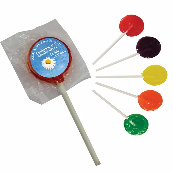 Lollipop w/ Round Label - Bottle Openers Now