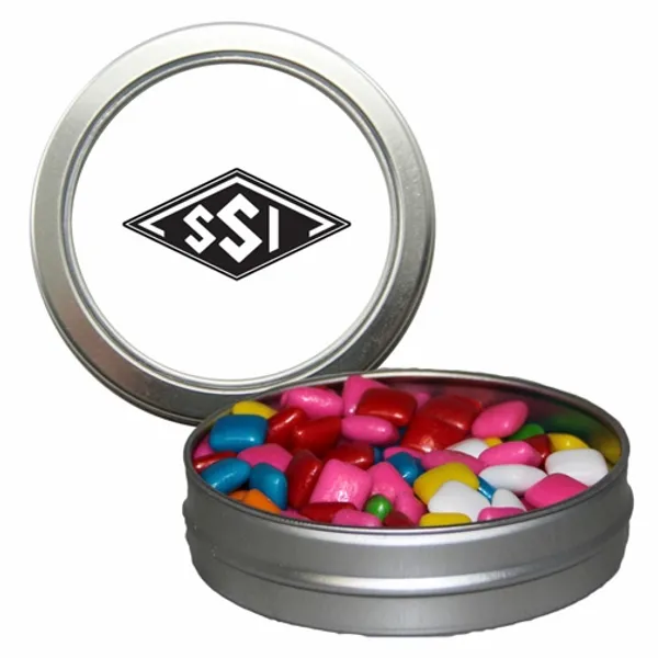 Candy Window Tin Short Round - Bottle Openers Now