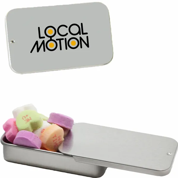 Slider Tin with Conversation Hearts - Bottle Openers Now
