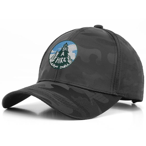 Dark Camou Polyester Baseball Cap - Bottle Openers Now