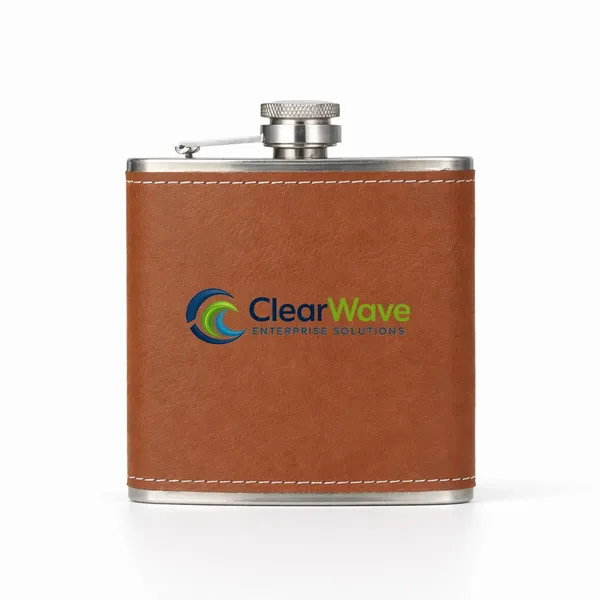Leather Wrapped Hip Flasks - Bottle Openers Now