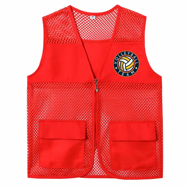 Breathable Mesh Vests with Zippers - Bottle Openers Now