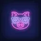 Cute Cartoon Pink Pig Sunglasses Neon Sign - Bottle Openers Now