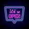 We're Open Neon Sign - Bottle Openers Now