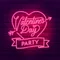 Valentines Day Party Neon Sign - Bottle Openers Now