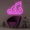 Music Neon Sign - Bottle Openers Now