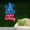 Celebrate Happy Birthday Neon Sign - Bottle Openers Now