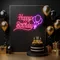 Happy Birthday Glow Neon Sign - Bottle Openers Now