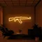 Cool Rifle Neon Sign - Bottle Openers Now