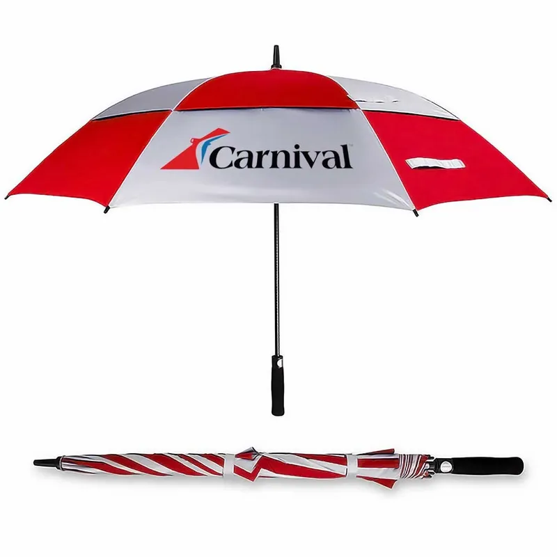 Vented Golf Umbrella - 62 in Arc - Bottle Openers Now
