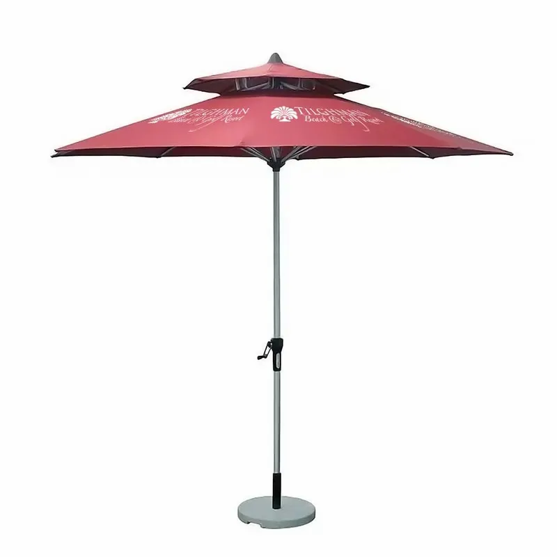 Wood Market Umbrella - 9 ft - Bottle Openers Now
