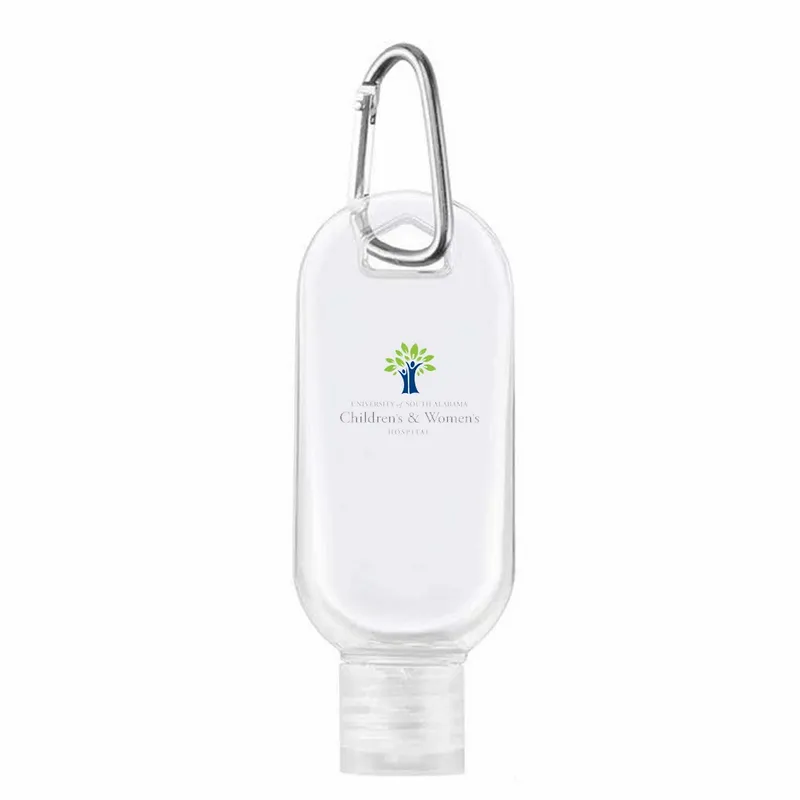 Sanitizer Bottles With Carabiner - Bottle Openers Now