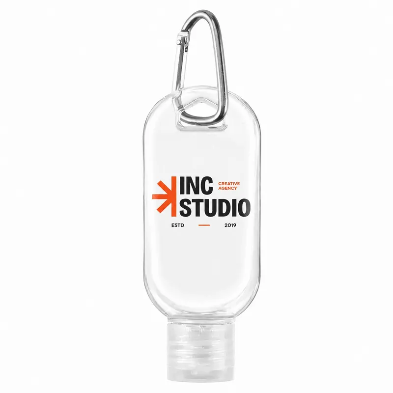 Sanitizer Bottles With Carabiner - Bottle Openers Now