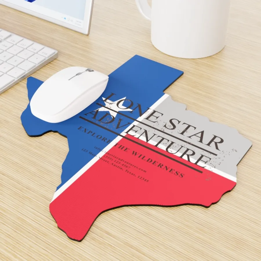 Custom Shape Die Cut Mouse Pad - Bottle Openers Now