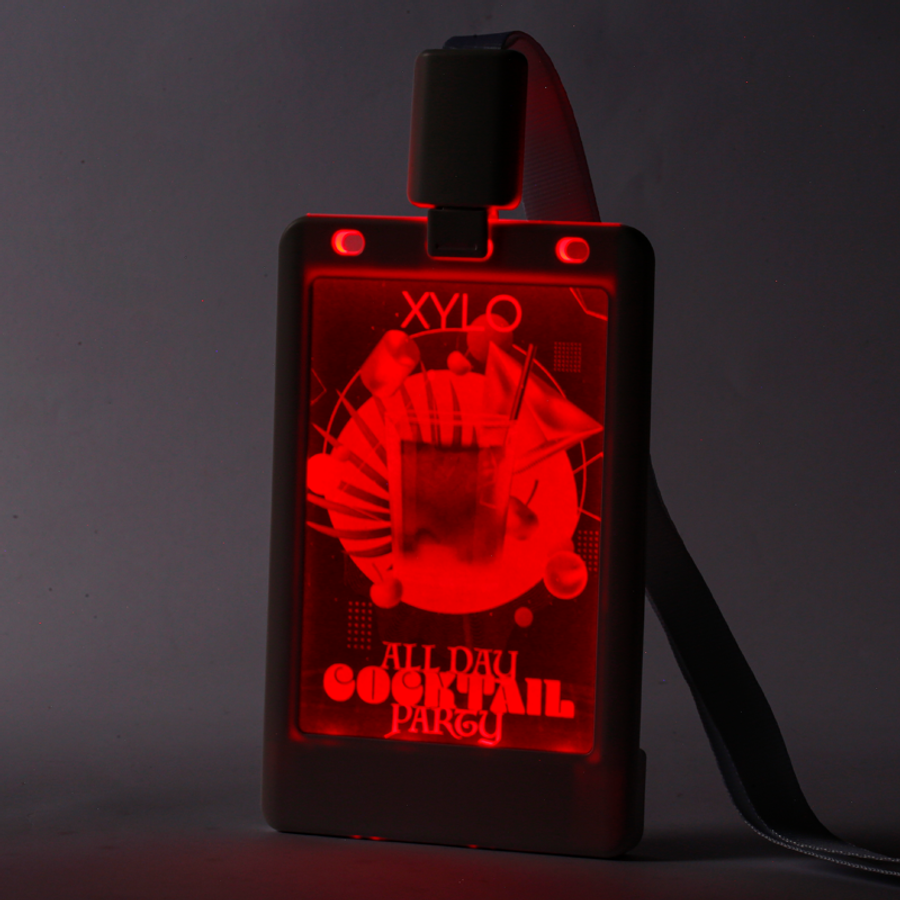 Glow Badge Holder - Bottle Openers Now