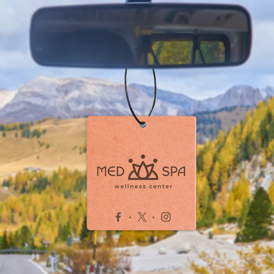 Eco Kraft Paper Air Freshener - Bottle Openers Now