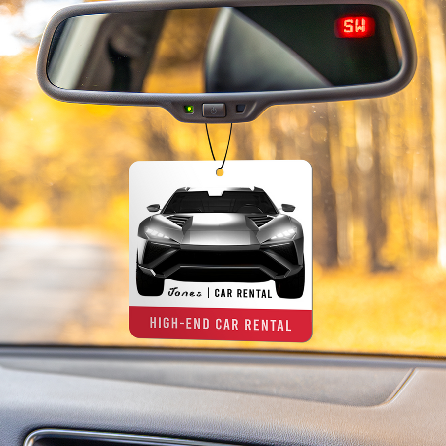 Customized Car Air Freshener - Bottle Openers Now