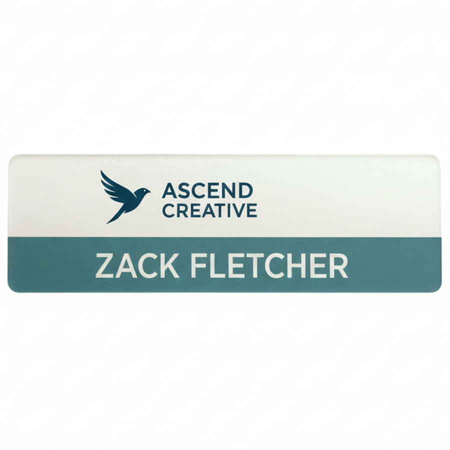 Acrylic Name Badges - Bottle Openers Now