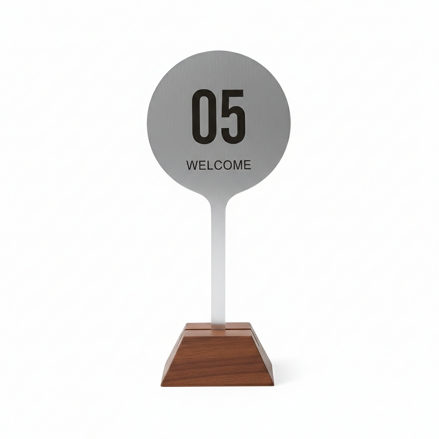 Stainless Steel Table Numbers - Bottle Openers Now