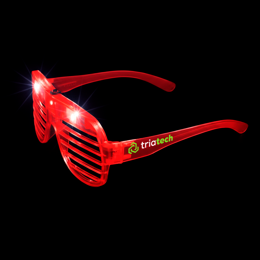 Light-Up LED Slotted Glasses - Bottle Openers Now