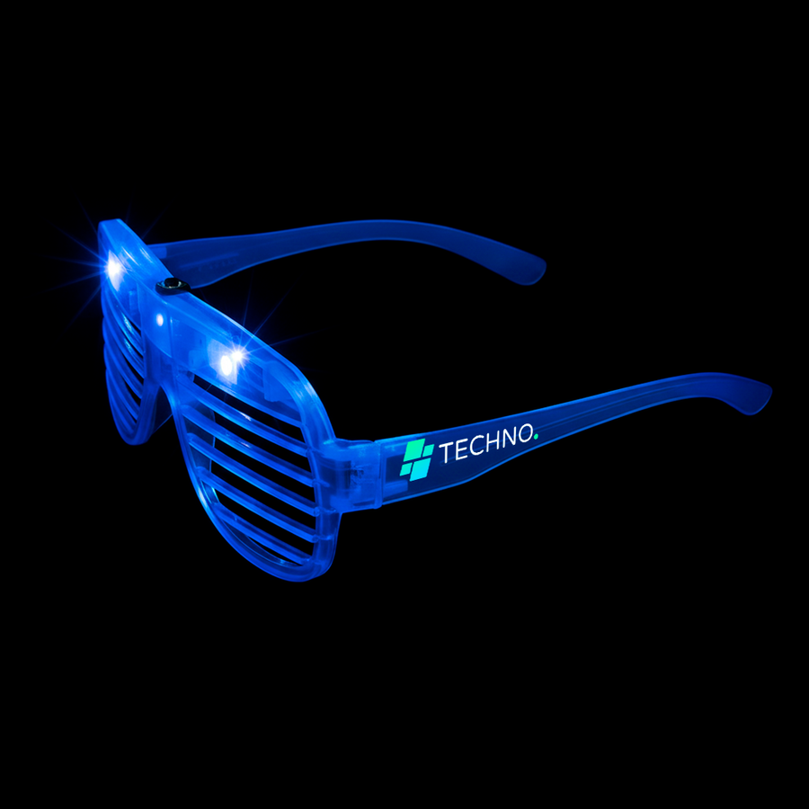 Light-Up LED Slotted Glasses - Bottle Openers Now