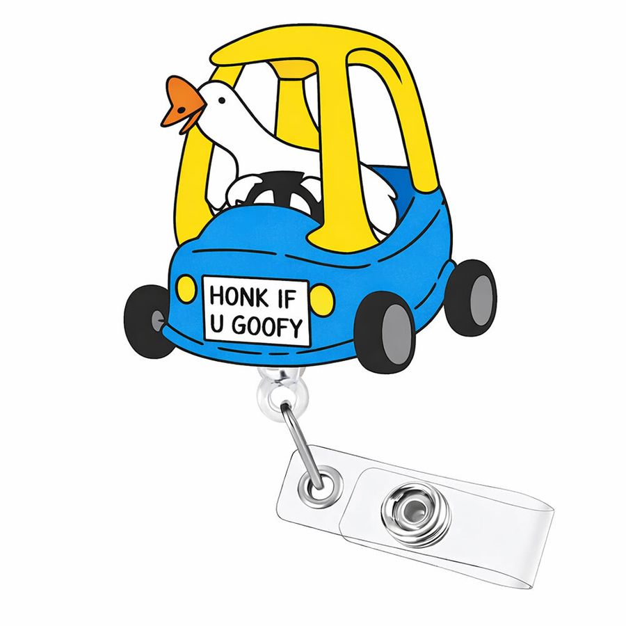 Custom Shape Acrylic Badge Reel - Bottle Openers Now