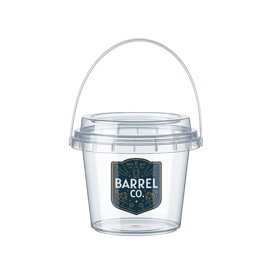 Premium Transparent Drink Buckets - Bottle Openers Now