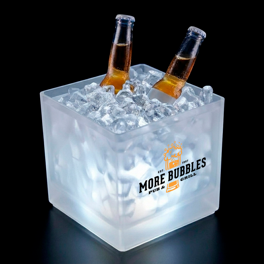 LED Frosted Drink Cubes - Bottle Openers Now