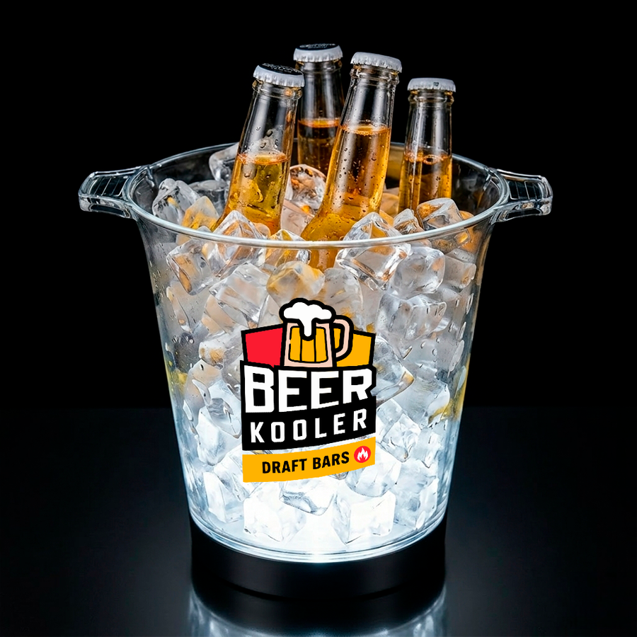 Multi-Color Light-Up Drink Buckets - Bottle Openers Now