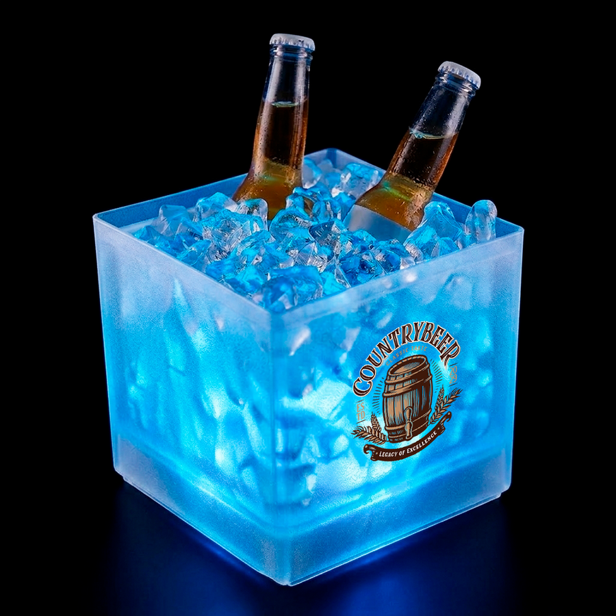 LED Frosted Drink Cubes - Bottle Openers Now