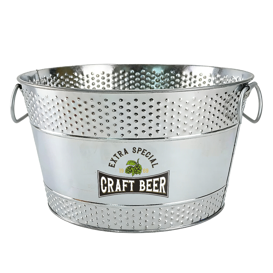 Galvanized Beverage & Ice Buckets - Bottle Openers Now