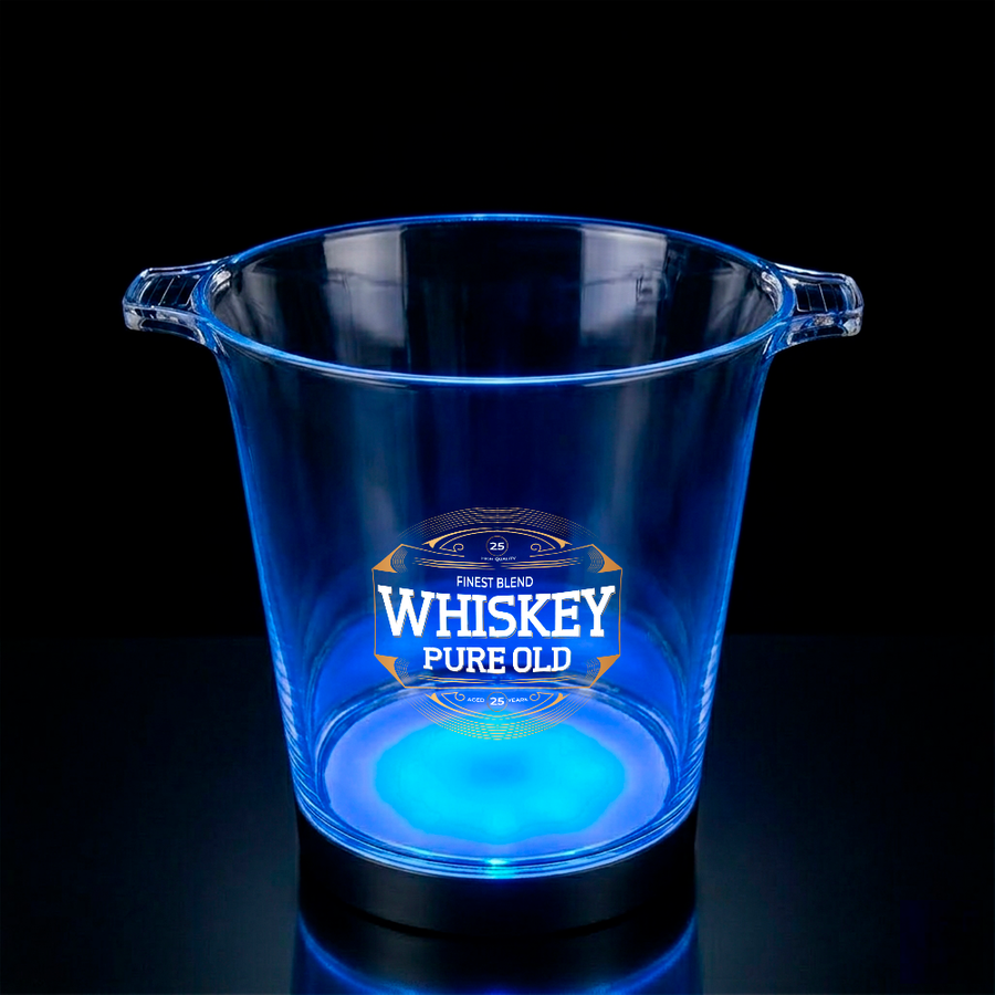Multi-Color Light-Up Drink Buckets - Bottle Openers Now
