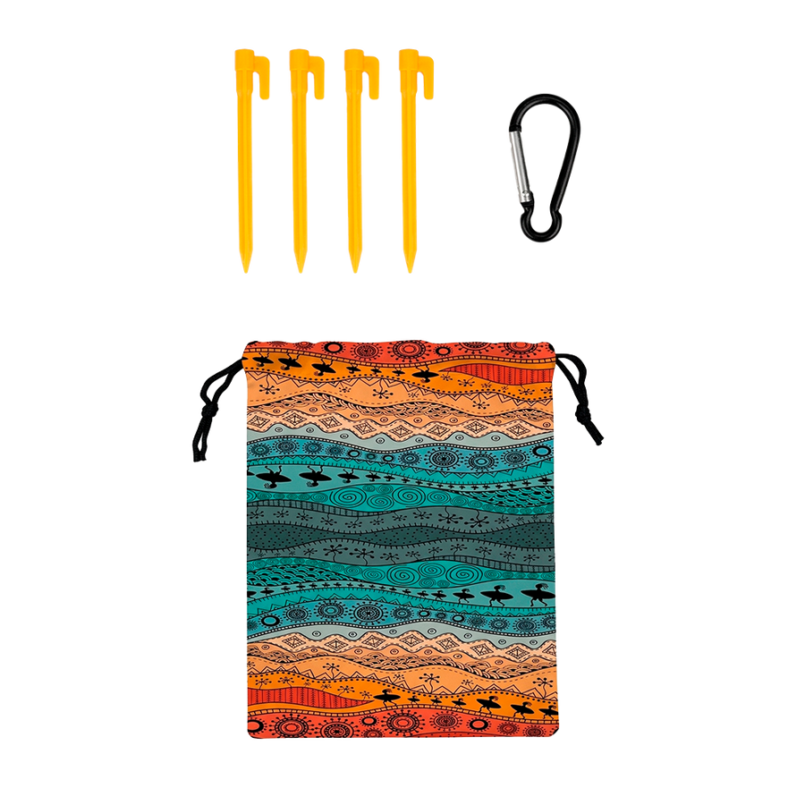 Windproof Beach Mats - Bottle Openers Now