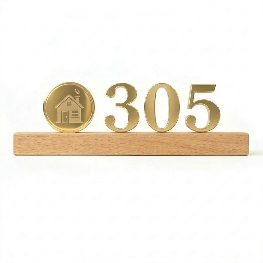 3D Wooden Door Signs - Bottle Openers Now