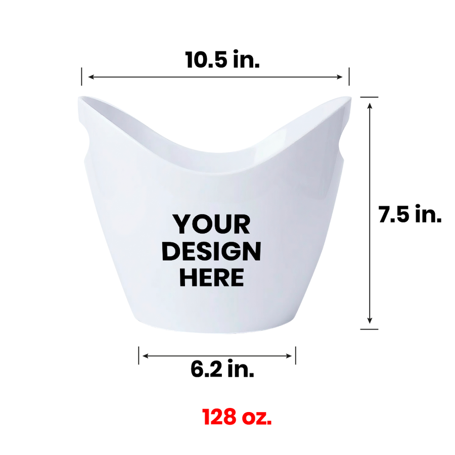 Curved Dual-Handle Drink Buckets - Bottle Openers Now