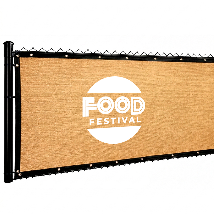 Custom 98% Blockage Fence Screen - Bottle Openers Now