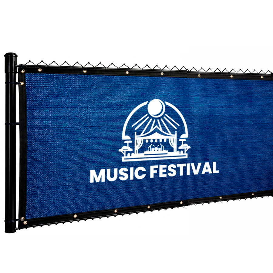 Custom 98% Blockage Fence Screen - Bottle Openers Now