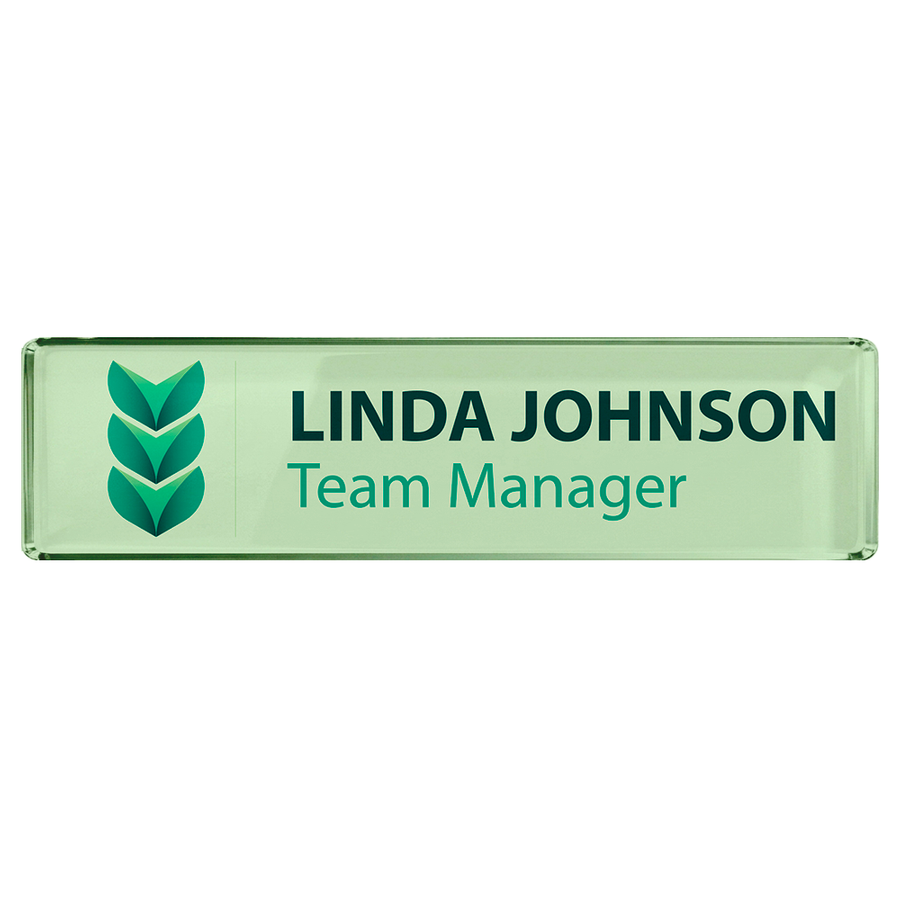 Acrylic Desktop Name Badges - Bottle Openers Now
