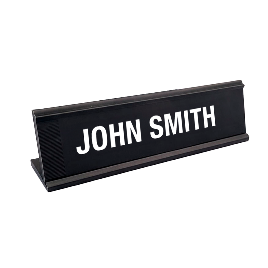 Metal Desktop Name Badges - Bottle Openers Now