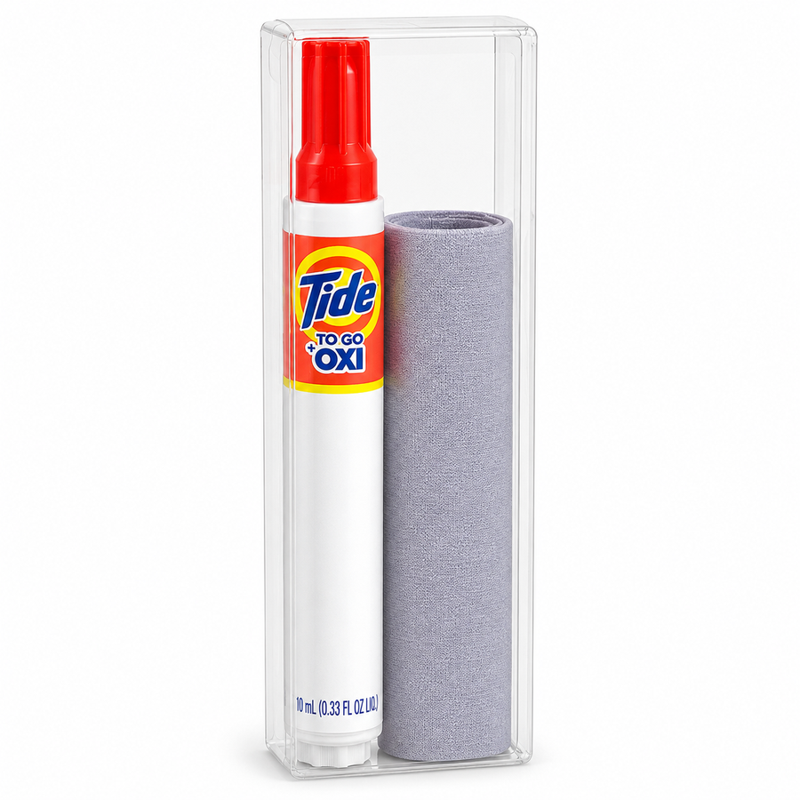 Tide® to Go + Oxi Stain Remover Travel Kits with Premium Microfiber Cloths - Bottle Openers Now