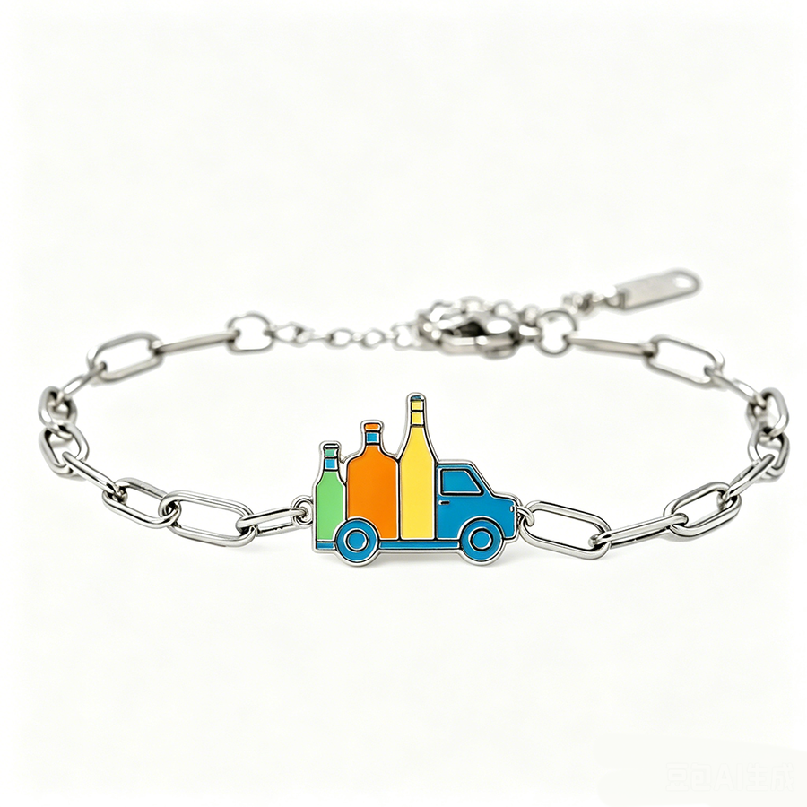 Hard Enamel Charm Bracelets - Bottle Openers Now