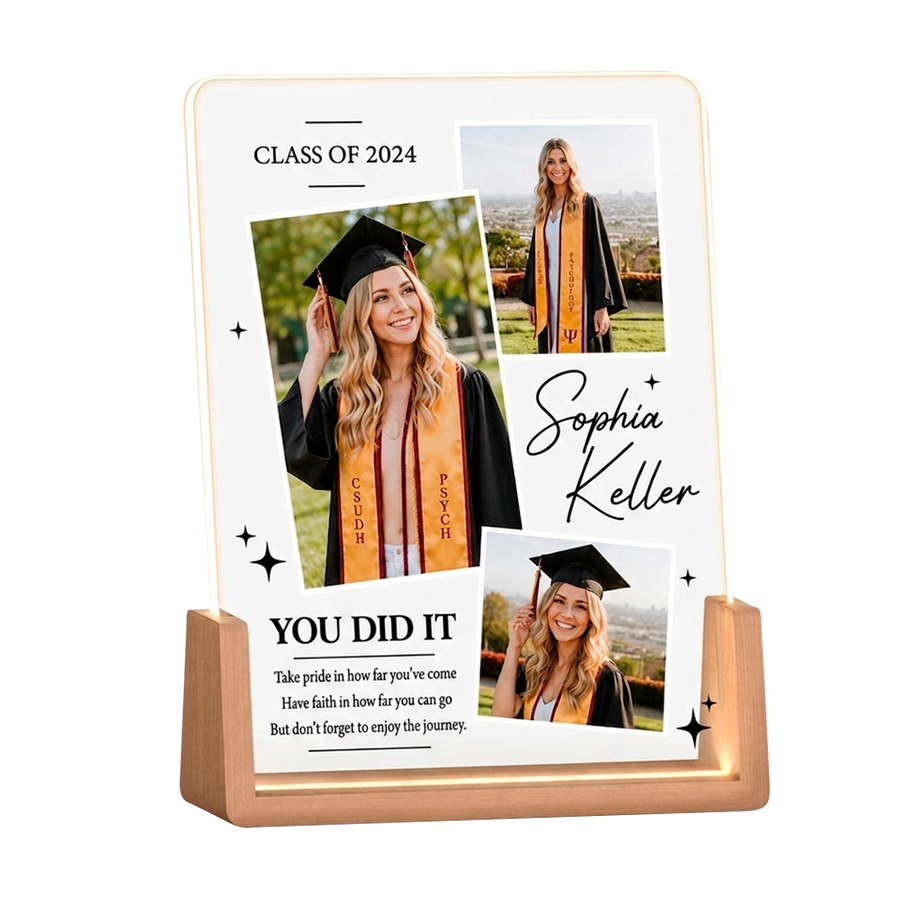 Acrylic Night Light Photo Frames - Bottle Openers Now