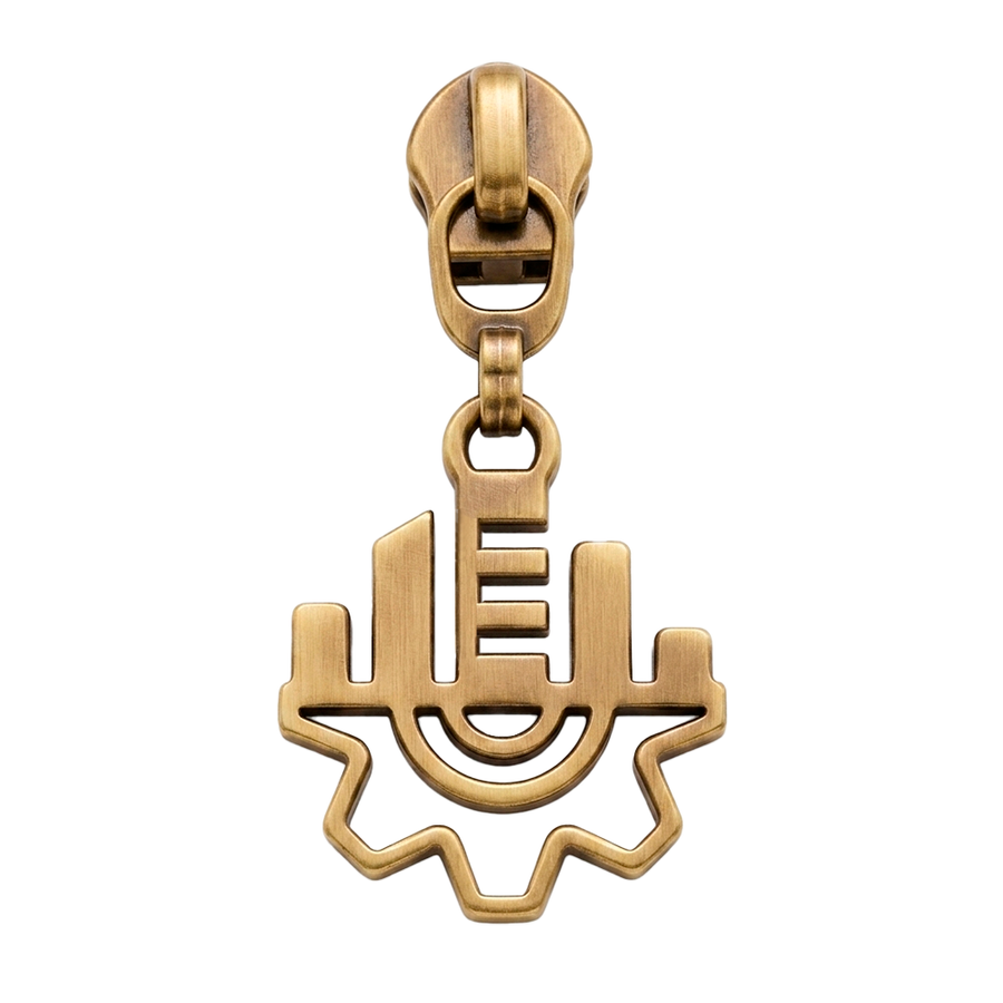 Die Struck Metal Zipper Pullers - Bottle Openers Now