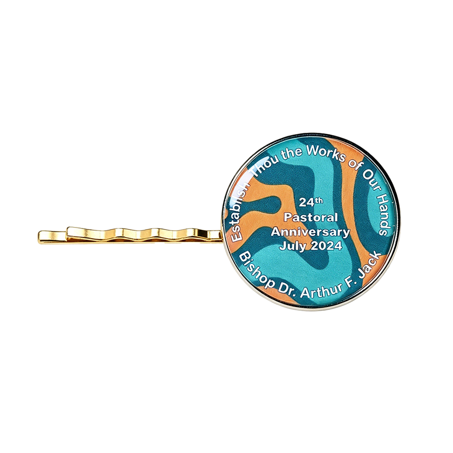 Epoxy Dome Metal Hair Clips - Bottle Openers Now