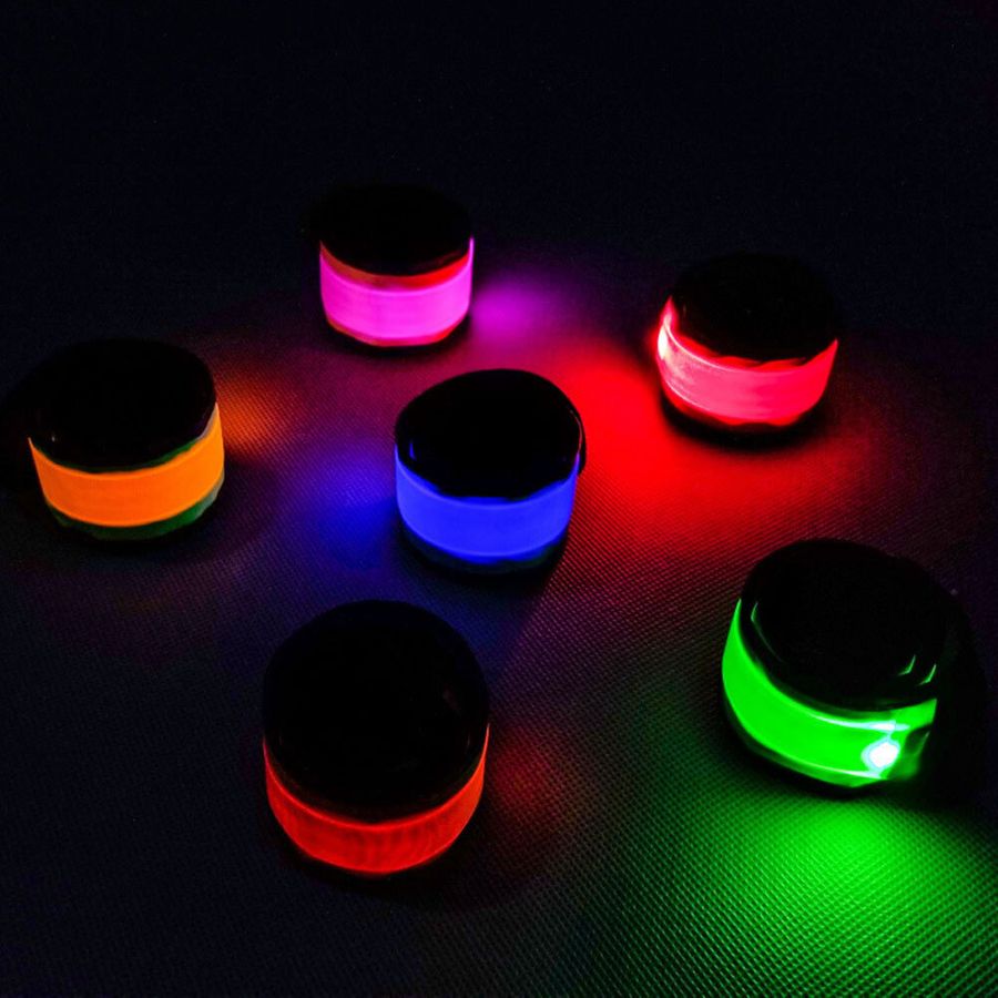 Light Up Slap Wristbands - Bottle Openers Now