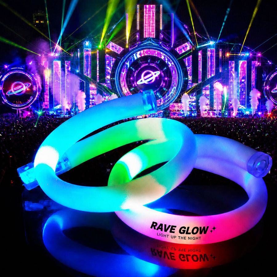 Glow Tube Wristbands - Bottle Openers Now