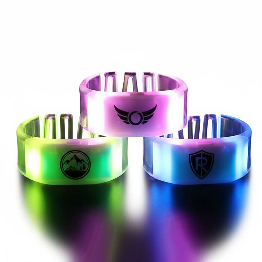 Glow Bangle Wristbands - Bottle Openers Now