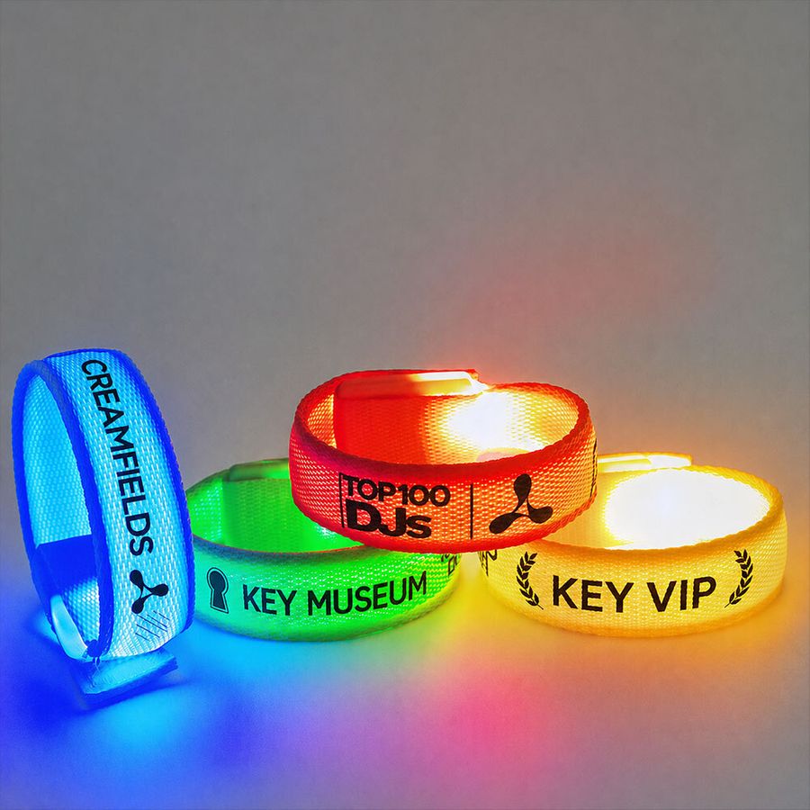 Glow Velcro Wristbands - Bottle Openers Now